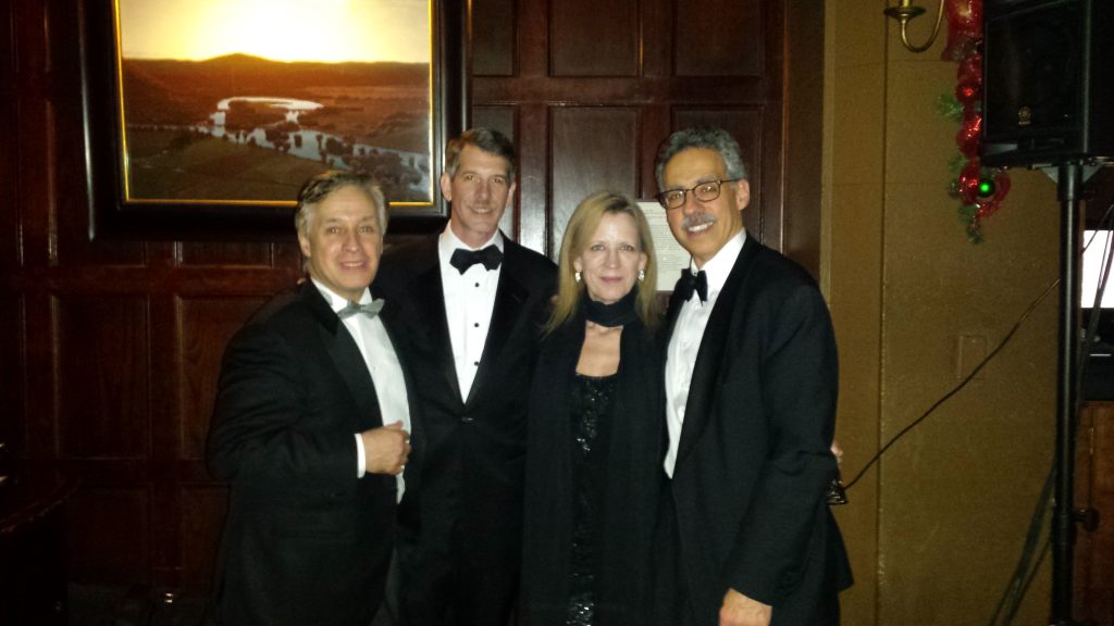 Bob Dawson with quartet at the Harvard Club 2016